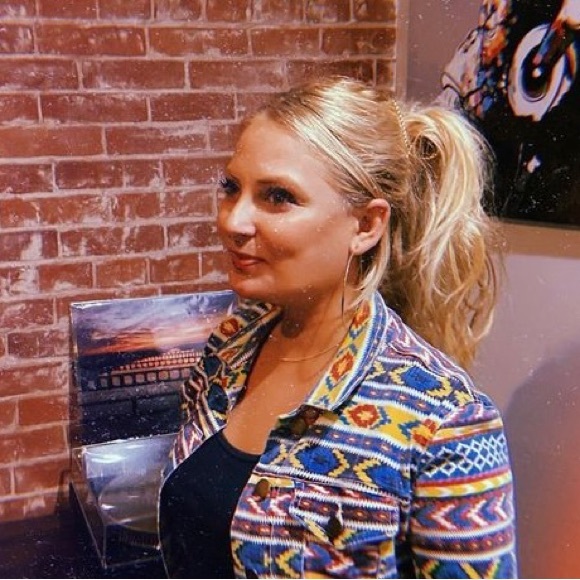 Tinseltown Denim Couture Funky Cropped Blazer - Picture 6 of 6